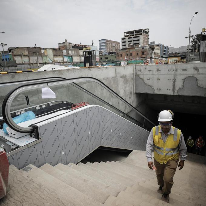 Tuneladora Delia se encuentra en la estación Cangallo de la Línea 2 del Metro de Lima