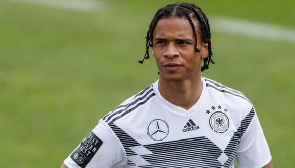 Alemania omitió a Leroy Sané en la lista definitiva de futbolistas que acudirán a Rusia 2018. La noticia fue muy dura para el joven delantero, pero la tomó de la mejor manera posible. (Foto: AFP)