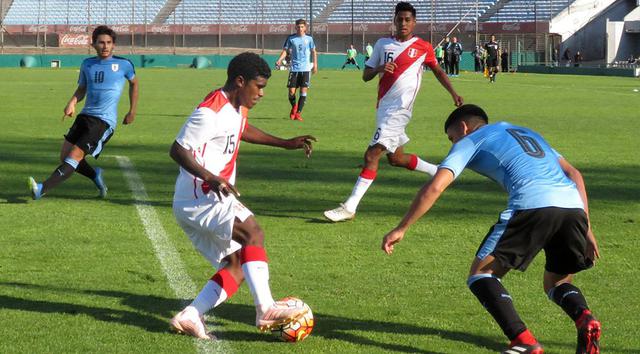 Perú Sub 20 enfrentó a su similar de Uruguay en el Monumental, en partido amistoso, de cara al Sudamericano de Chile. (Foto: @Uruguay)