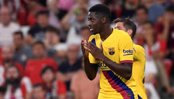 Ousmane Dembélé se perderá los próximos partidos del Barcelona. (Foto: Reuters)