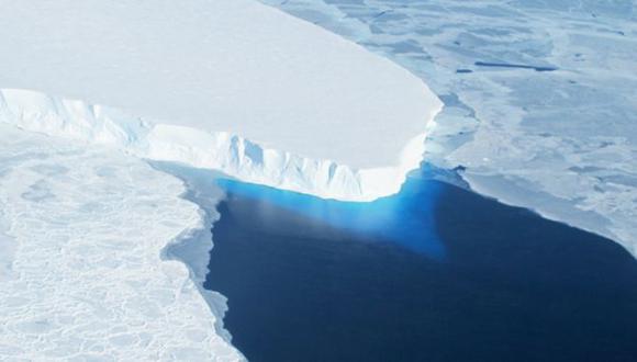 El glaciar Thwaites, en el oeste de la Antártica, es considerado uno de los más inestables del continente helado. (Foto: NASA)
