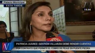 "Villarán debe rendir cuentas por contrato con Odebrecht"