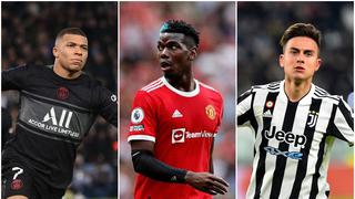 Mbappé, Pogba, Dybala y los cracks que pueden negociar su contrato en estos momentos
