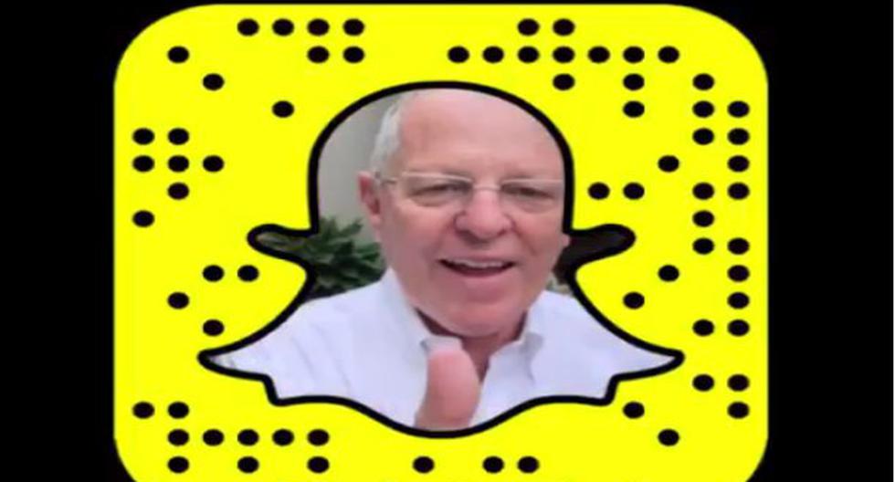 Pedro Pablo Kuczynski abrió cuenta en Snapchat. (Foto: Twitter)