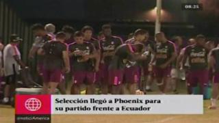 Selección peruana entrenó en Phoenix bajo 40 grados [VIDEO]