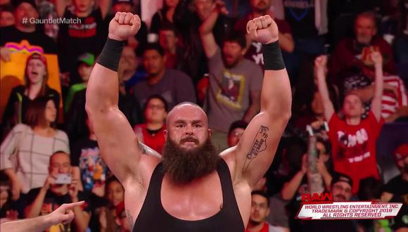 El último WWE Raw tuvo a Braun Strowman como gran ganador.
 (Foto: Twitter)