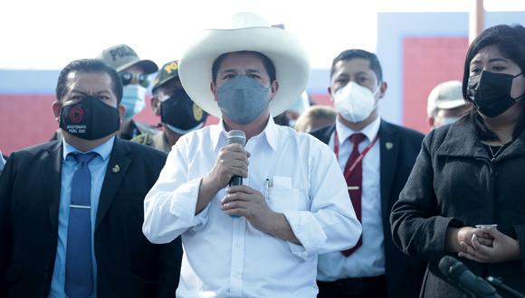 Pedro Castillo se pronunció sobre el Congreso desde Tacna. (Foto: Presidencia)