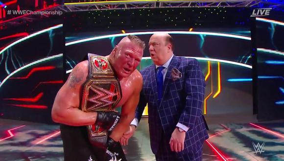 Brock Lesnar venció a Rey Mysterio en Survivor Series | Foto: WWE