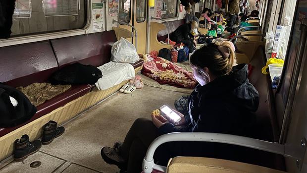 The Kharkiv metro is now home to thousands of people sheltering from the Russian bombardment.