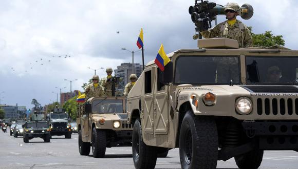 Desfile militar del 20 de julio EN VIVO: dónde ver, horario y más de la celebración por el Día de la Independencia en Colombia | Hay mucha expectativa en torno a este día, por ello, en esta nota te contaremos los detalles que debes saber para no perderte la celebración. (Foto de Raul ARBOLEDA / AFP)