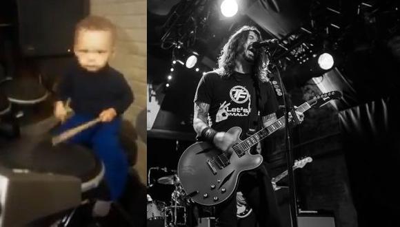 Facebook: niño fan de Foo Fighters sorpende con batería (VIDEO)