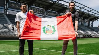 Edison Flores tuvo un emotivo reencuentro con Claudio Pizarro en el estadio del DC United