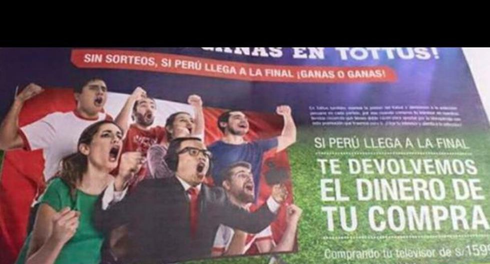 La publicidad de Tottus que ha causado polémica. (Foto: Facebook de CompuNetsi.Net)