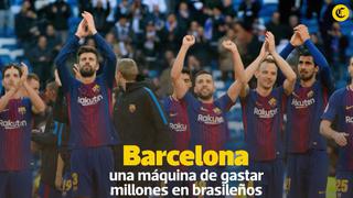 Barcelona: ¿cuántos millones gastó en jugadores brasileños?