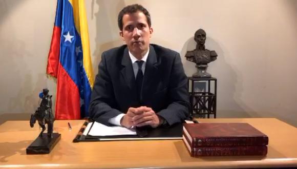 El presidente encargado de Venezuela anunció más temprano que utilizaría su cuenta en Twitter para informar sobre la próxima manifestación en contra del gobierno de Nicolás Maduro.