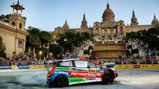 Nicolás Fuchs corre el Rally de España en Montjuic