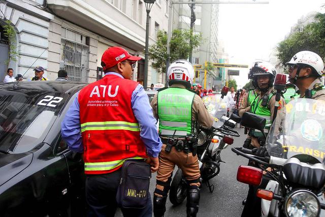 La Intervención se produjo en el cruce de las avenidas Garcilaso de la Vega y Nicolás de Piérola (Foto: ATU)