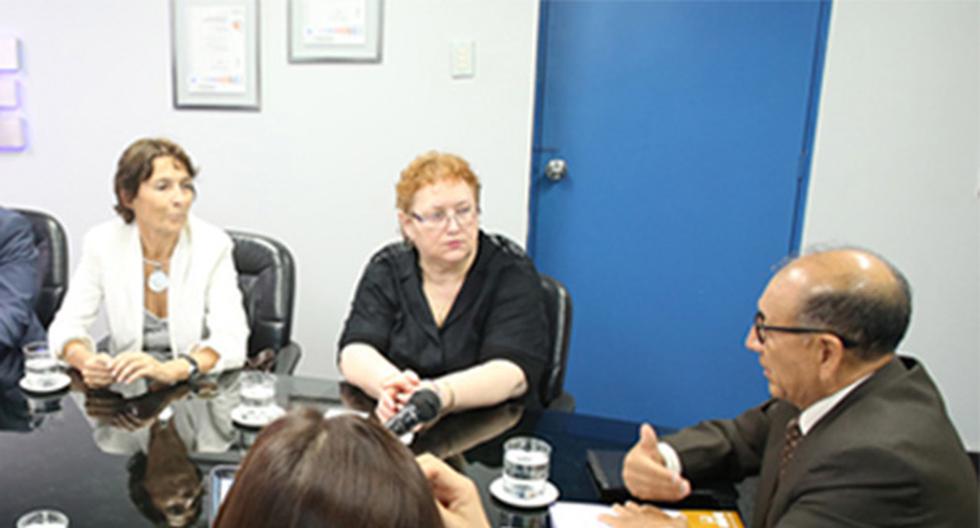 Jefe de la ONPE, Mariano Cucho, se reunió con la Misión de de Observación Electoral de la Unión Europea. (Foto: ONPE)