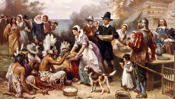 Día de Acción de Gracias | La fecha recuerda la primera cosecha que obtuvieron los primeros peregrinos británicos en 1621, luego de un duro invierno, y el banquete que compartieron durante tres días con los nativos Wampanoag. (Getty Images).