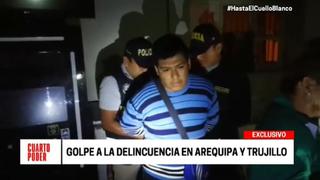 La Policía Nacional desbarata bandas criminales en Arequipa y Trujillo