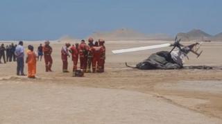 Moquegua: dos miembros del Ejército mueren al caer helicóptero en Ilo