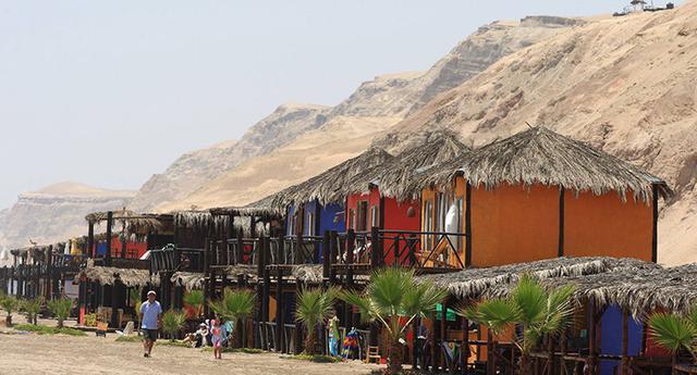 Hospédate en una de las 16 cabañas ubicadas frente al mar. (Foto: Archivo El Comercio)