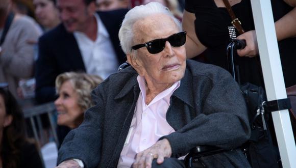 Kirk Douglas fue, junto a Olivia de Havilland, el superviviente más longevo del cine clásico estadounidense. (Foto: AFP)