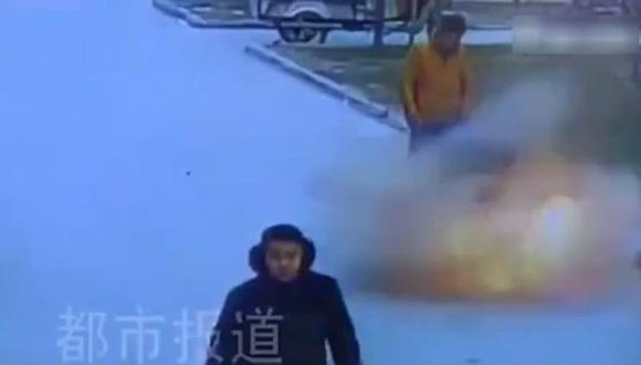 YouTube: niño sufrió aparatoso accidente por prender un cohete