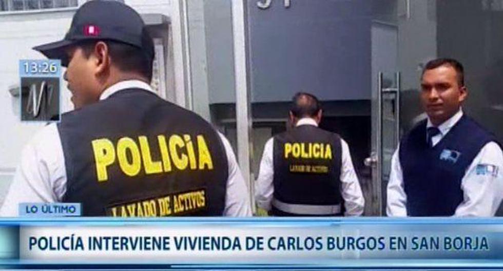 Entre el 2007 y 2013, Carlos Burgos registró un desbalance patrimonial de S/ 8’445.210.01. (Captura: Canal N)