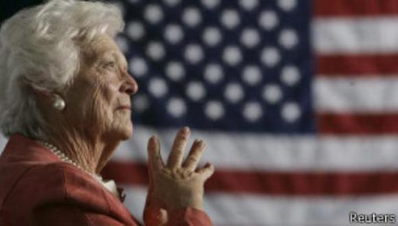 Madre de George W. Bush recibe el alta hospitalaria