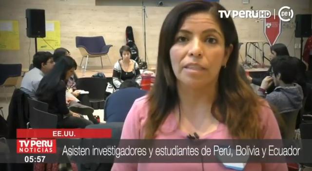 Marisol Necochea enseña quechua en la Universidad de Stanford, en el Centro de Estudios Latinoamericanos. (TV Perú)