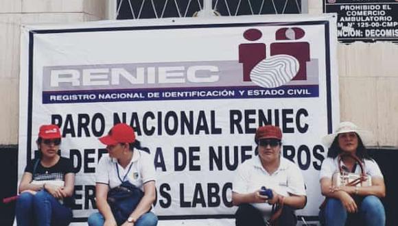 Sindicato de trabajadores de Reniec acatará paro de 48 horas el 2 y 3 de noviembre. (Foto: GEC / Referencial)