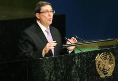 Cuba rechaza voto de Estados Unidos en ONU contra fin de bloqueo