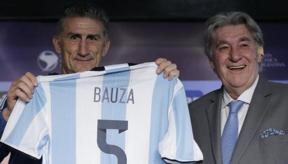 Edgardo Bauza asumió como director técnico de Argentina