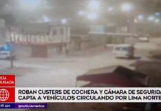 Delincuentes trepan muros y roban custers en San Juan de Lurigancho
