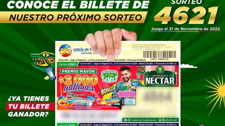 Resultados de la Lotería de Cundinamarca: vea los números ganadores del lunes 21 de noviembre