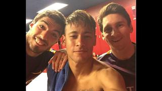 Barcelona: Messi, Neymar y Suárez en un selfie de 102 goles