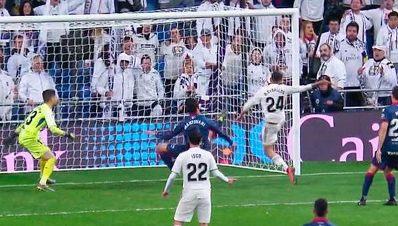 Real Madrid vs. Huesca EN VIVO: Ceballos marcó golazo para el 2-1 tras asistencia de Benzema | VIDEO. (Foto: Captura de pantalla)
