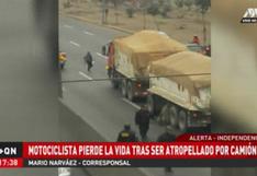 Los Olivos: motociclista murió arrollado por camión en la Panamericana Norte