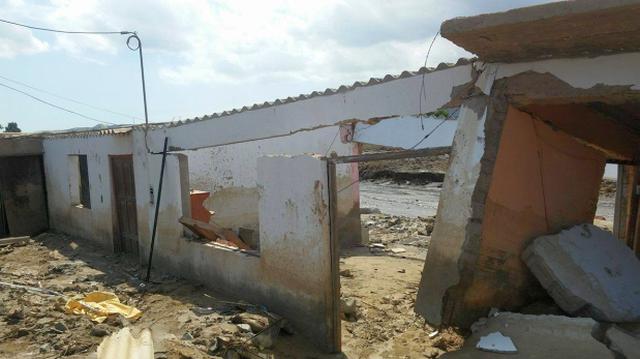 Áncash: huaicos dejan en escombros el centro poblado Cascajal - 1