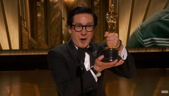 Ke Huy Quan, ganador del Oscar 2023.
