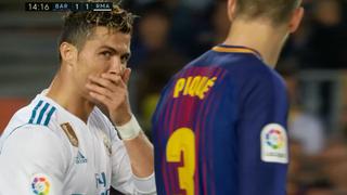 Barcelona vs. Real Madrid: Cristiano y el cruce de palabras que tuvo con Piqué tras su gol
