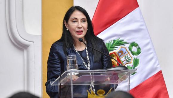 La excanciller Elizabeth Astete reiteró ante la Subcomisión de Acusaciones Constitucionales del Parlamento que se vacunó contra el COVID-19 con el consentimiento del presidente Francisco Sagasti | Foto: Andina / Referencial