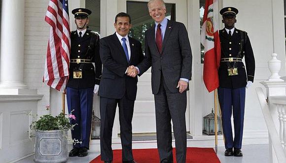 Ollanta Humala se reunirá con vicepresidente de Estados Unidos