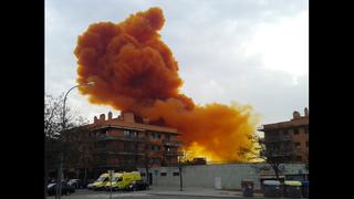 La nube tóxica que desató pánico en Barcelona [VIDEOS]
