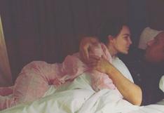 Belinda comparte tierna escena en pijamas junto a su papá | VIDEO 