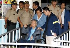Alberto Fujimori fue trasladado nuevamente a la clínica Centenario