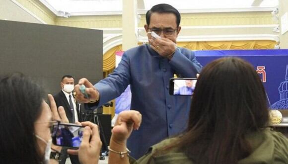 El general en retiro Prayuth Chan-ocha es conocido por su historial de controvertidas conductas hacia la prensa. | Crédito: AP