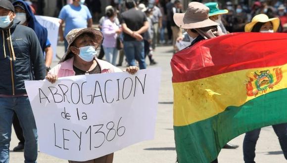 La ley 1386 es cuestionada por los trabajadores informales en Bolivia. (EPA).