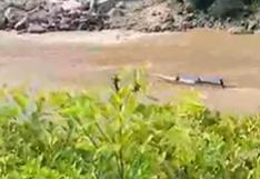 San Martín: al menos dos personas desaparecidas tras naufragio de embarcación en el río Huallaga | VIDEO